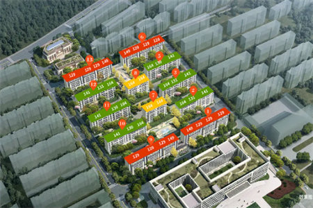 新五大道建业壹号城邦3室2厅1卫96万119m2毛坯房出售